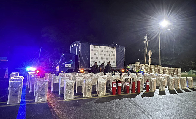 Marihuana en extintores