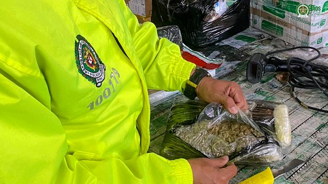 Incautación de marihuana