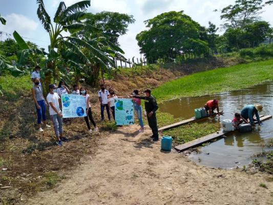 En el día de la tierra, Policía lideró actividades para promover la protección del medio ambiente