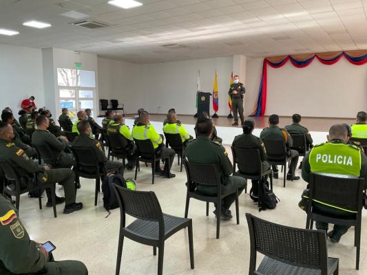 Dispositivo policial para garantizar el normal desarrollo de las elecciones de congreso 2022