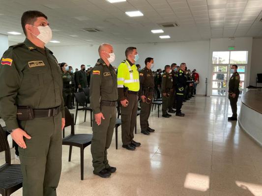Dispositivo policial para garantizar el normal desarrollo de las elecciones de congreso 2022