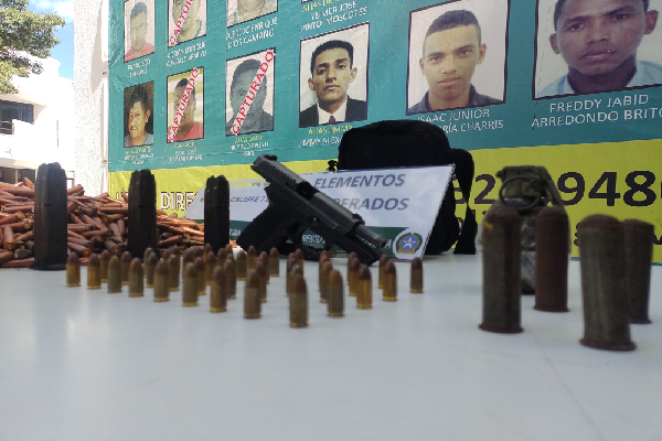 La Policía y Ejército Nacional afectó al grupo delincuencial común organizado los tawara, dedicados al hurto a personas y vehículos