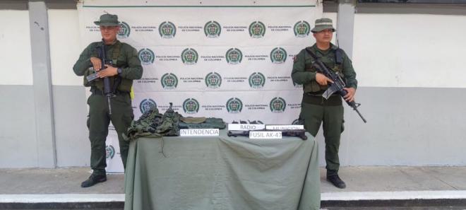Incautado material de guerra que sería utilizado para atacar a la fuerza pública en Putumayo