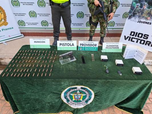 Material bélico incautado