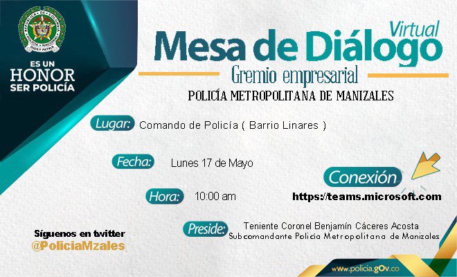 Se realizará el día 17 de mayo a las 10:00 am