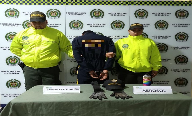 Así fue la rápida reacción de la Policía Nacional que permitió la captura del presunto responsable de acción terrorista