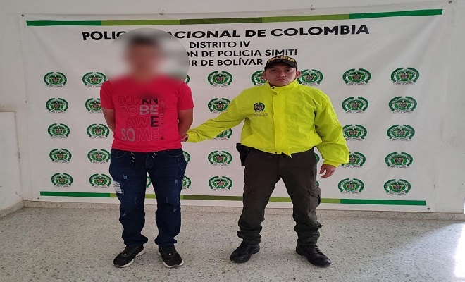 Capturado en Simití un hombre por el delito de acceso carnal abusivo con menor de 14 años
