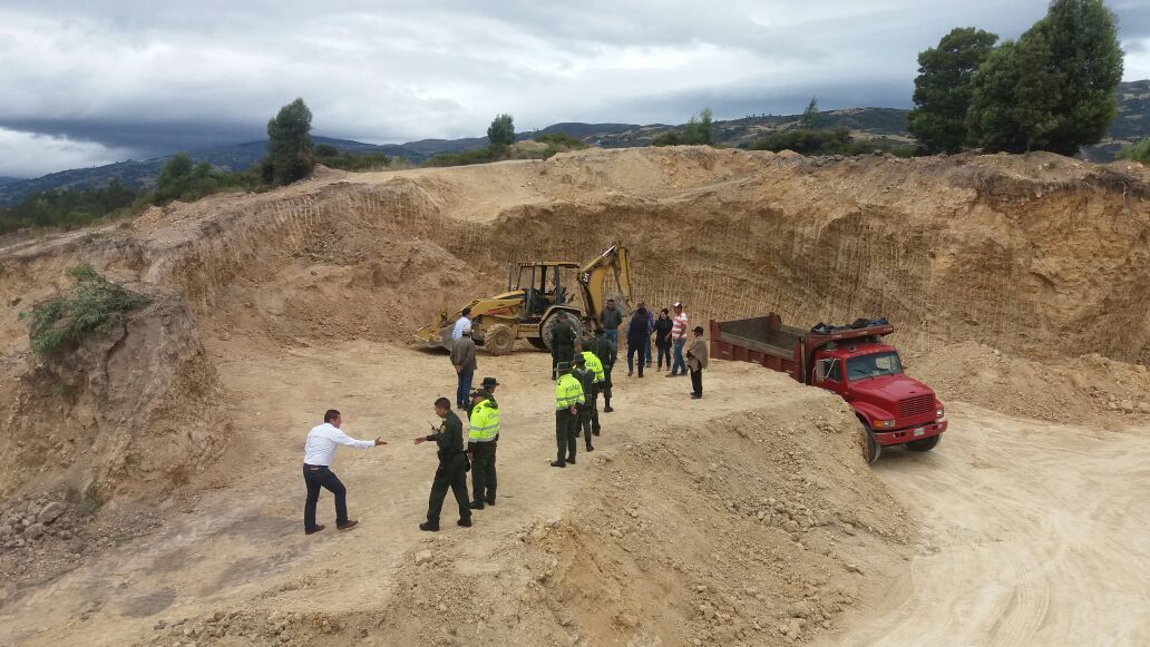 Capturados por minería ilegal en Boyacá