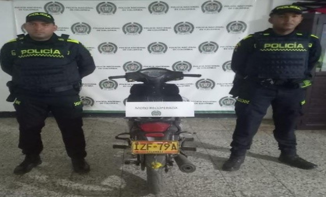 moto recuperada