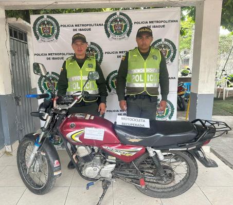 La policía nacional recupera dos motocicletas hurtadas en operativos focalizados.