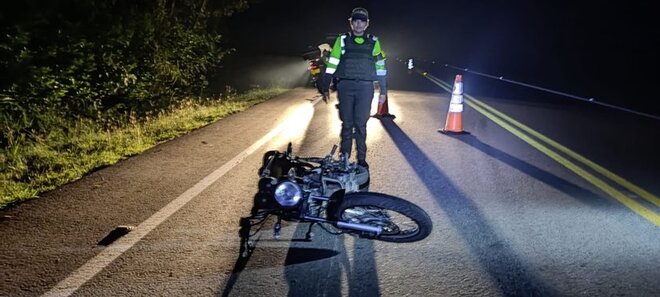 Plan cazador permitió incautación, una motocicleta, un revolver, munición, y dos celulares