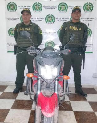 Recuperación de motocicleta