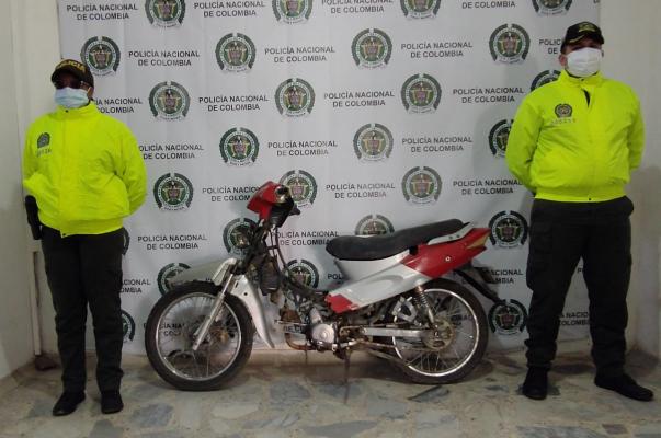 Motocicletas recuperadas en Boyacá