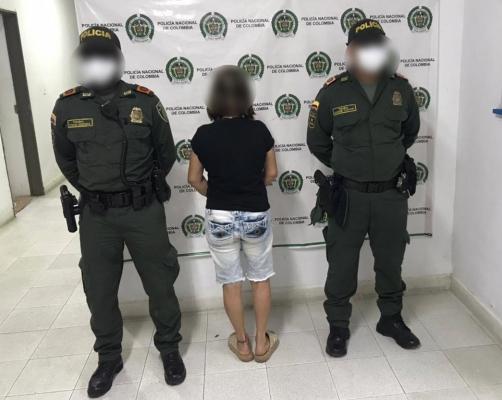 Esta femenina fue capturada por el delito de concierto para delinquir