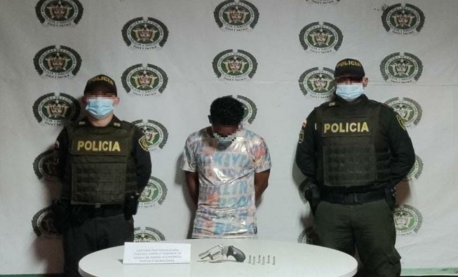 Ocho armas de fuego fueron incautadas durante el fin de semana