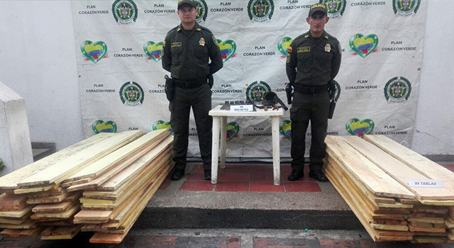 Con “Cedro Rojo”-la Policía Nacional-busca la protección de los bosques-en el Meta