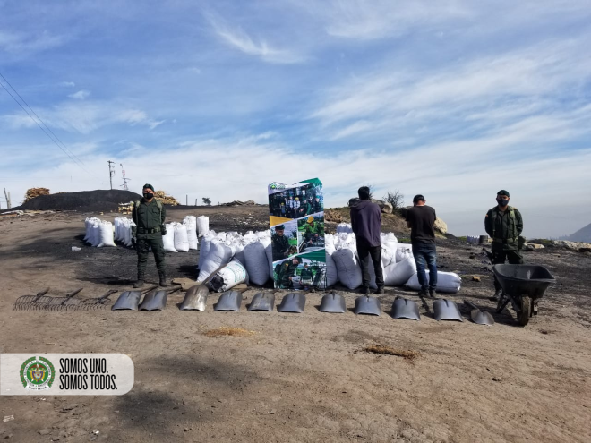 9 capturados por contaminación ambiental en Cundinamarca.