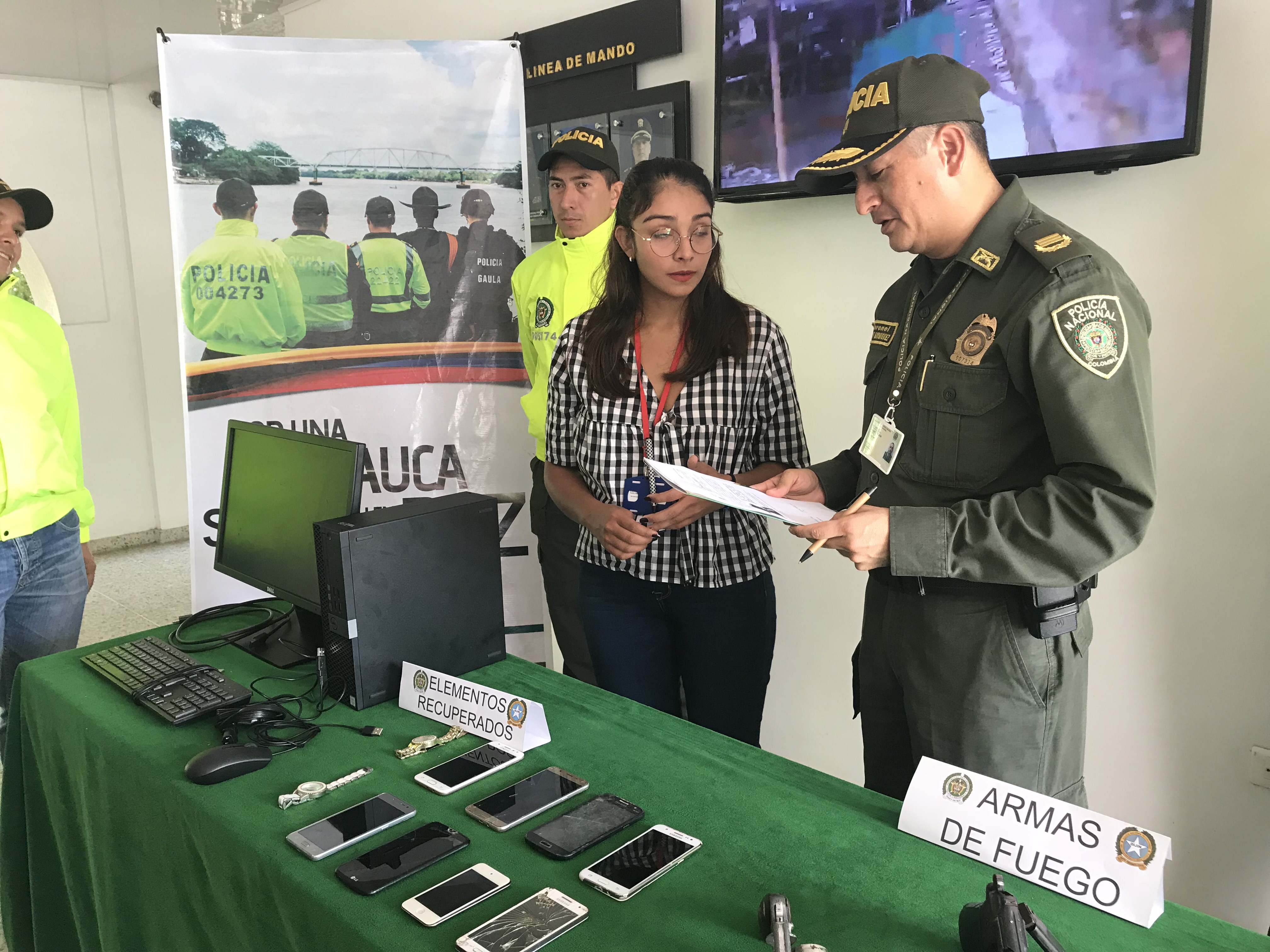 recuperación de elementos hurtados en el municipio de arauca