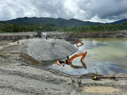 Operación exitosa contra la explotación ilícita de yacimientos mineros en el Cauca