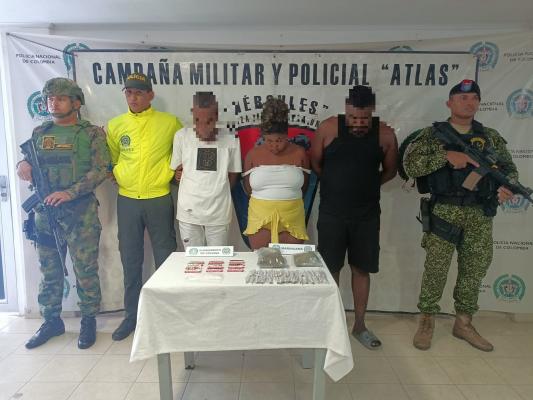 Capturados con estupefacientes 