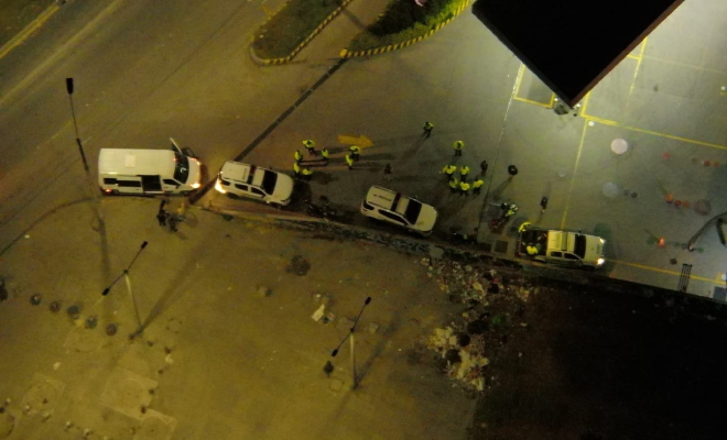 Coordinación de allanamientos durante operativo policial