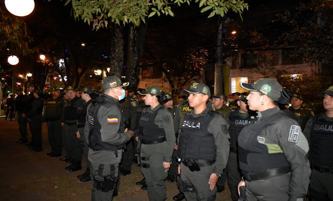 Funcionarios GAULA Policía Nacional