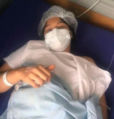 Patrullera Carmen Lucía Escobar Sánchez en recuperación