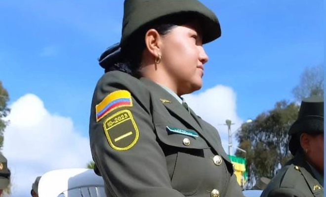 Patrullera de Policía Johana Lucía Mendoza Yepes