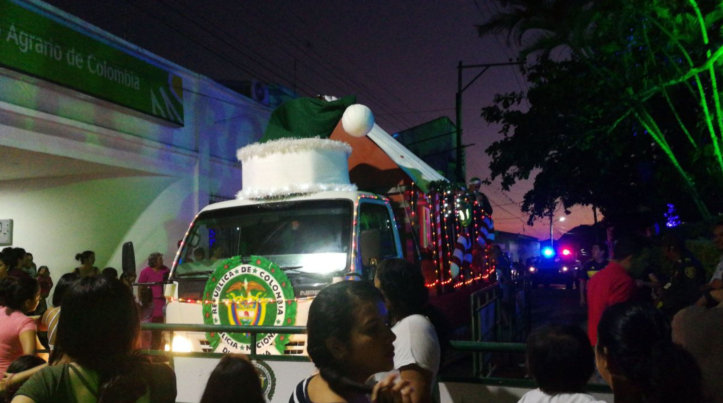 El pesebre móvil de la Policía se tomó los municipios del Huila