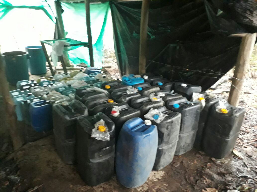 Pimpinas con químicos 