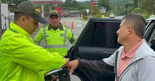 La Policía en el Putumayo dispuso todas sus capacidades institucionales para garantizar la seguridad en la vía