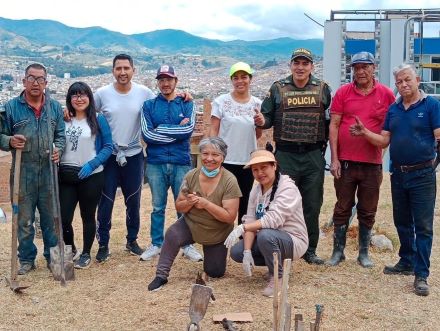 a interinstitucional de  reforestación en Pasto