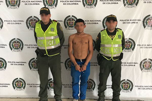 Capturado por porte ilegal de armas de fuego