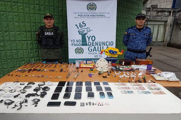 El procedimiento se realizó con apoyo del Inpec y las especialidades de la policía metropolitana de Villavicencio