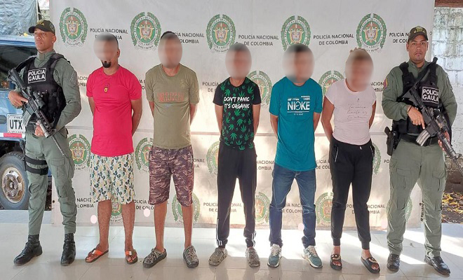 Serían integrante de la subestructura ‘Rubén Darío Ávila Martínez’ de las Autodefensas Gaitanistas de Colombia