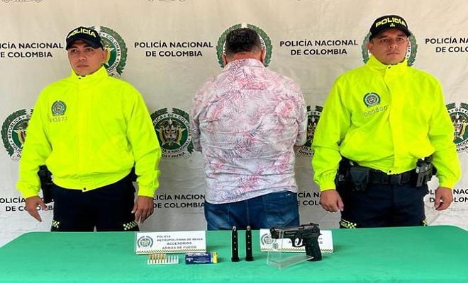 Capturado "Herdulfo" por el delito de porte ilegal de armas de fuego