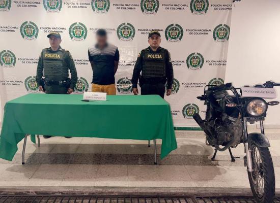 Policía da captura al "Cholo Campo" después de Hurtar un celular