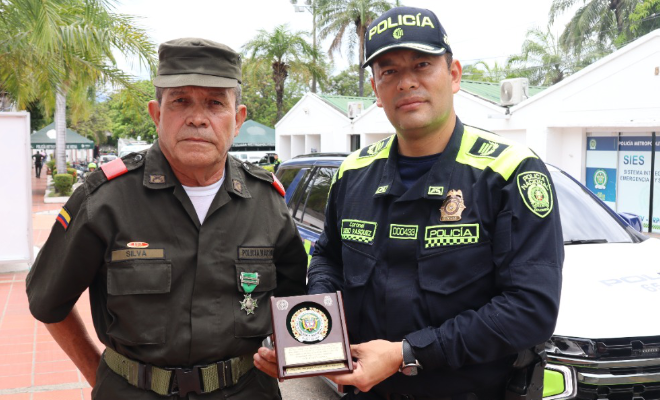 veterano y comandante policia metropolitana de neiva 