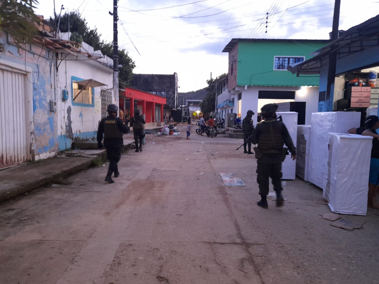 Policía en La Gabarra fortalece las actividades de control territorial