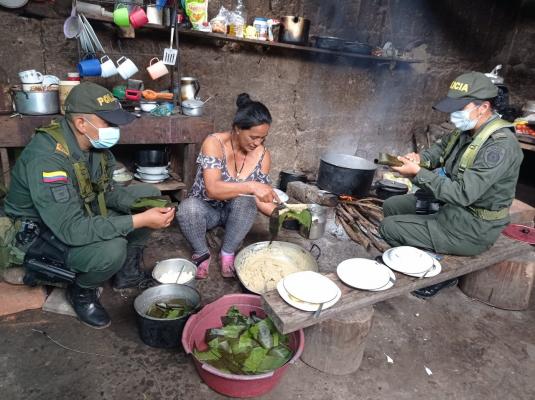 Policía y comunidad trabajan de la mano