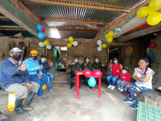 Policía y comunidad trabajan de la mano
