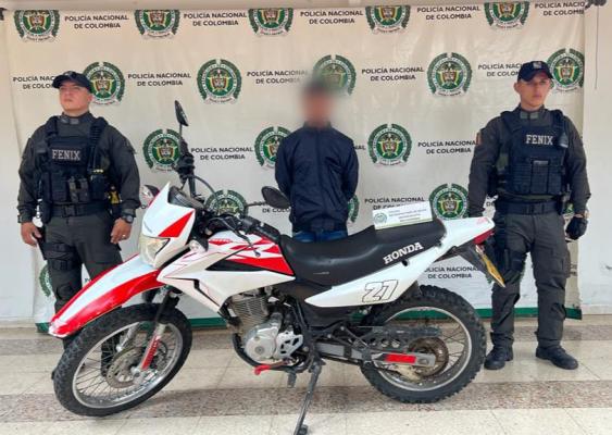 Policía Nacional Logra la recuperación de una motocicleta