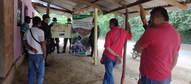 Acompañamiento procedimiento restitución de tierras en el Carmen de Bolívar