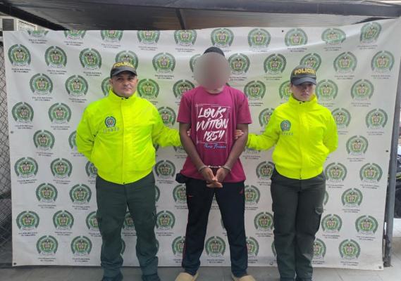 Policía Nacional capturó a alias ‘El Negro’, sujeto requerido por los delitos de homicidio agravado y hurto  