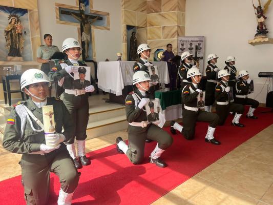 Policía Nacional conmemoro el primer aniversario de los 7 compañeros fallecidos en atentado en san Luis