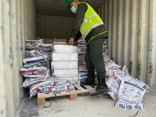 Frustramos el envío de 250 kilos de clorhidrato de cocaína a Honduras