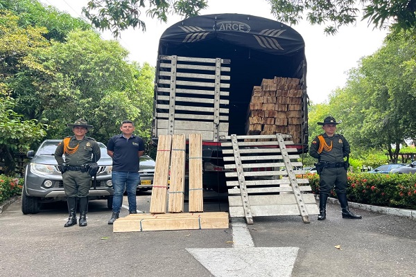 Dos Polic&iacute;as y funcionario de la CAM con la incautaci&oacute;n de 6 metros c&uacute;bicos de madera de la especie Gomo