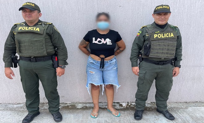 Policía Nacional logra la captura de una mujer por el delito de daño en bien ajeno