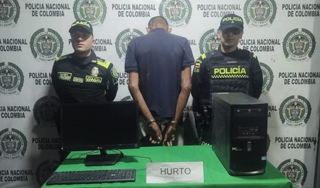 Capturado en Armenia por el delito de hurto 