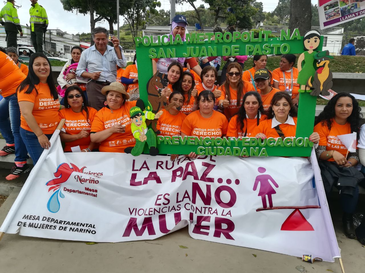 En el marco de la estrategia mujer, familia y género realizamos campaña en Pasto